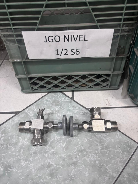 Juego de llaves de nivel 1/2 S6 con etiqueta de identificación