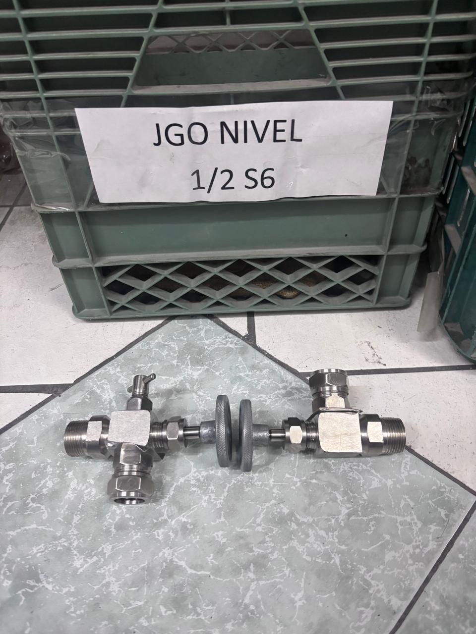 Juego de llaves de nivel 1/2 S6 con etiqueta de identificación