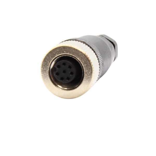 ZB12FAAFF08ST CONECTOR RECTO HEMBRA 8 PIN CONECTOR M12