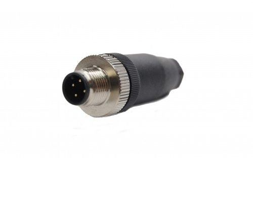 ZB12MAAFF04ST CONECTOR RECTO MACHO 4PINS CONECTOR M12