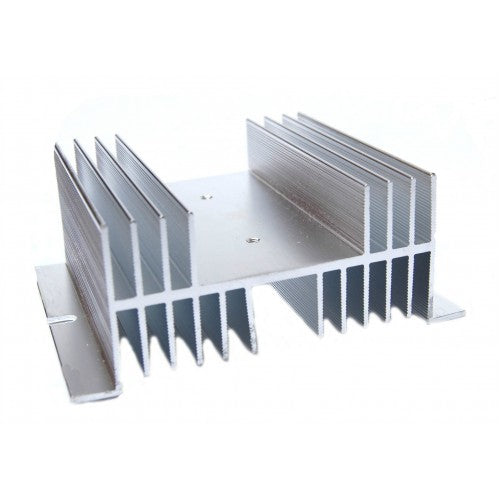 ZDHS2B DISIPADOR 100X100X50MM ALUMINIO SENCILLO 60AMPS