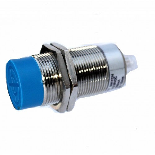 ZI302015AT4 SENSOR IND. 30X15MM 90-240VCA  NO  SALIENTE CONECTOR M12 75mm LARGO