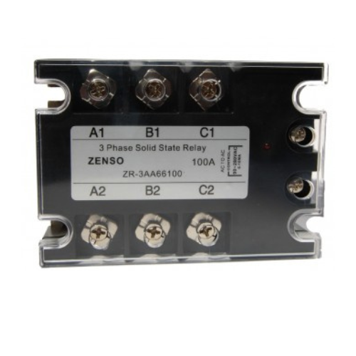 ZR3AA66100 RELE EDO. SOLIDO TRIFASICO CONTROL 90-280VCA CARGA 100AMP 660VCA