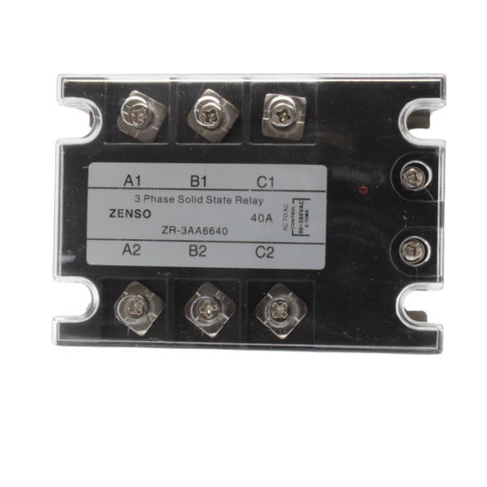 ZR3AA6640 RELE EDO. SOLIDO TRIFASICO CONTROL 90-280VCA CARGA 40AMP  660VCA