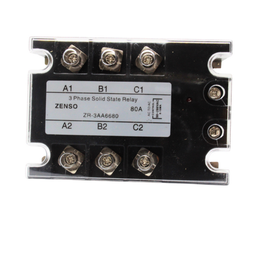 ZR3AA6680 RELE EDO. SOLIDO TRIFASICO CONTROL 90-280VCA CARGA 80AMP 660VCA