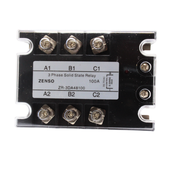 ZR3DA48100 RELE EDO. SOLIDO TRIFASICO CONTROL 5-32VCD CARGA 100AMP 480VCA