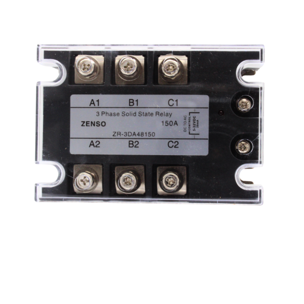 ZR3DA48150 RELE EDO. SOLIDO TRIFASICO CONTROL 5-32VCD CARGA 150AMP 480VCA
