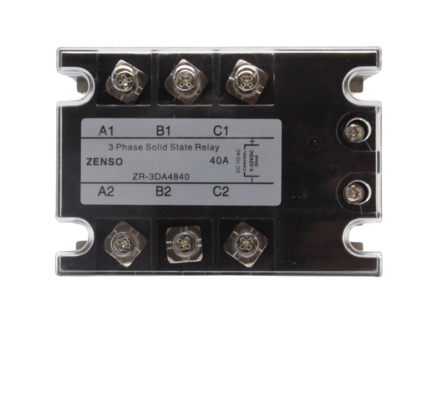 ZR3DA4840 RELE EDO. SOLIDO TRIFASICO CONTROL 5-32VCD CARGA 40AMP 480VCA