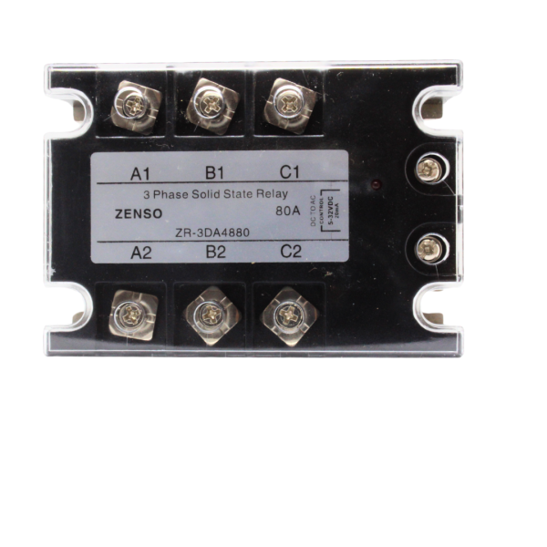 ZR3DA4880 RELE EDO. SOLIDO TRIFASICO CONTROL 5-32VCD CARGA 80AMP 480VCA