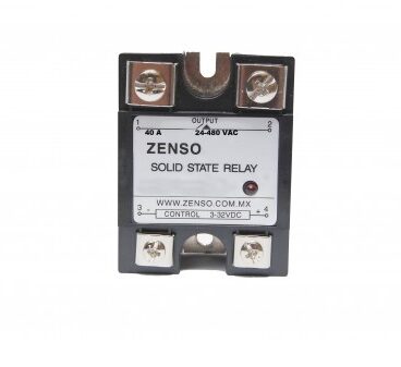ZRS1AA4840 RELE EDO. SOLIDO MONOFASICO 40AMP 90-280VCA SALIDA 24-480VCA