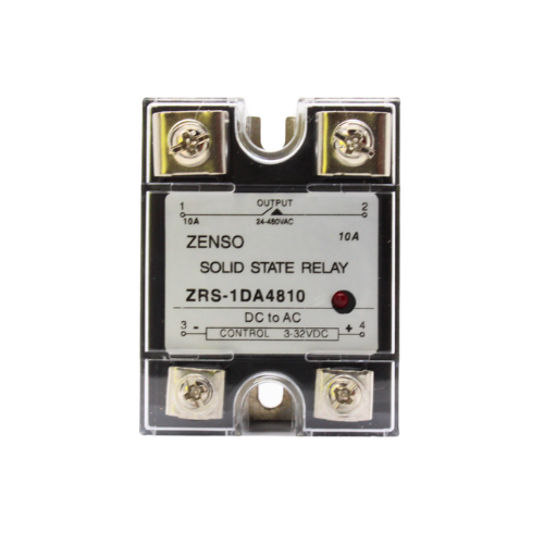 ZRS1DA4810 RELE EDO. SOLIDO MONOFASICO 10AMP 3-32VCD SALIDA 24-480VCA