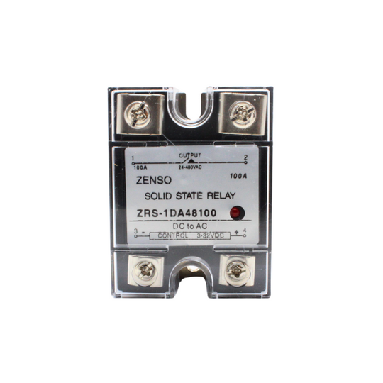 ZRS1DA48100 RELE EDO. SOLIDO MONOFASICO 100AMP 3-32VCD SALIDA 24-480VCA