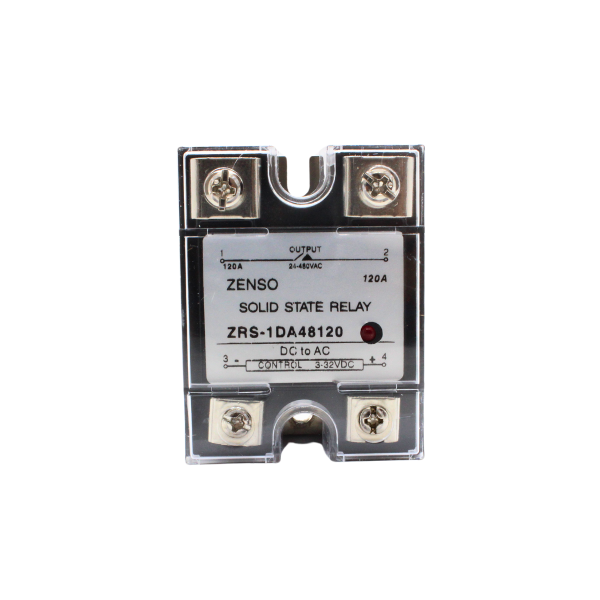 ZRS1DA48120 RELE EDO. SOLIDO MONOFASICO 120AMP 3-32VCD SALIDA 24-480VCA
