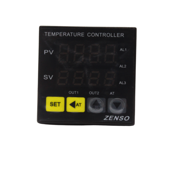 ZTF4M1 CONTROL DE TEMP. 1/16 DIN 48X48mm J,K,R,S,PT100 CU50,CU100 PID HEALING
COOLING AC/DC 100-240V
