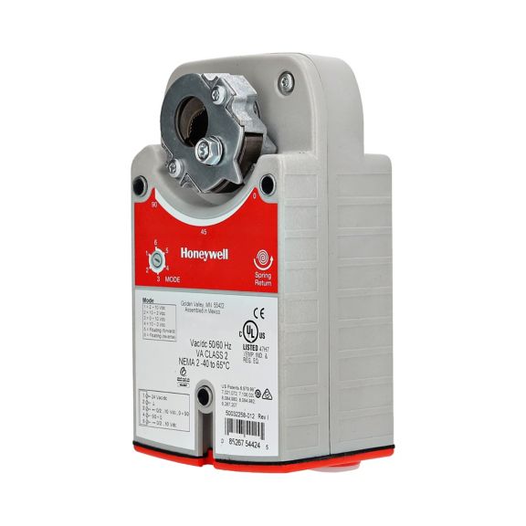 MS7505A2030 - ACTUADOR P/COMPUERTA 0-10Vdc flotante 24Vac 44 lb-in retorno por resorte