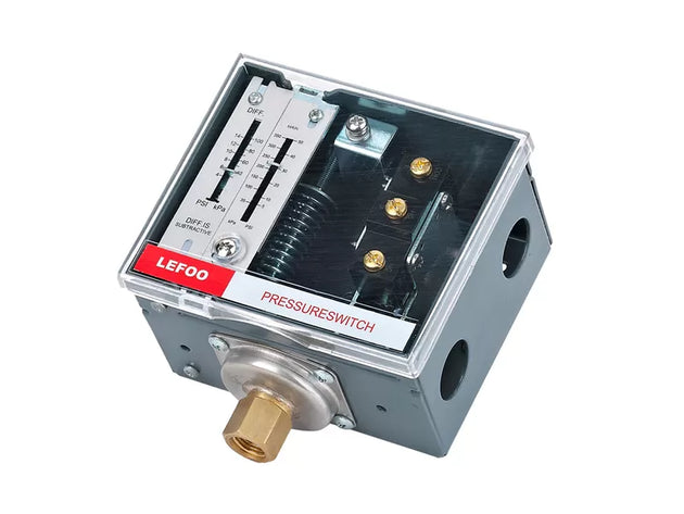 Presostato LEFOO LF56300, Rango 20-300 psi, Conexión NPT 1/4