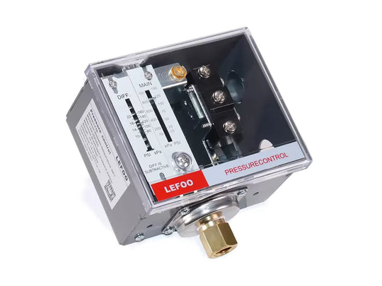 Presostato LEFOO LF56300, Rango 20-300 psi, Conexión NPT 1/4