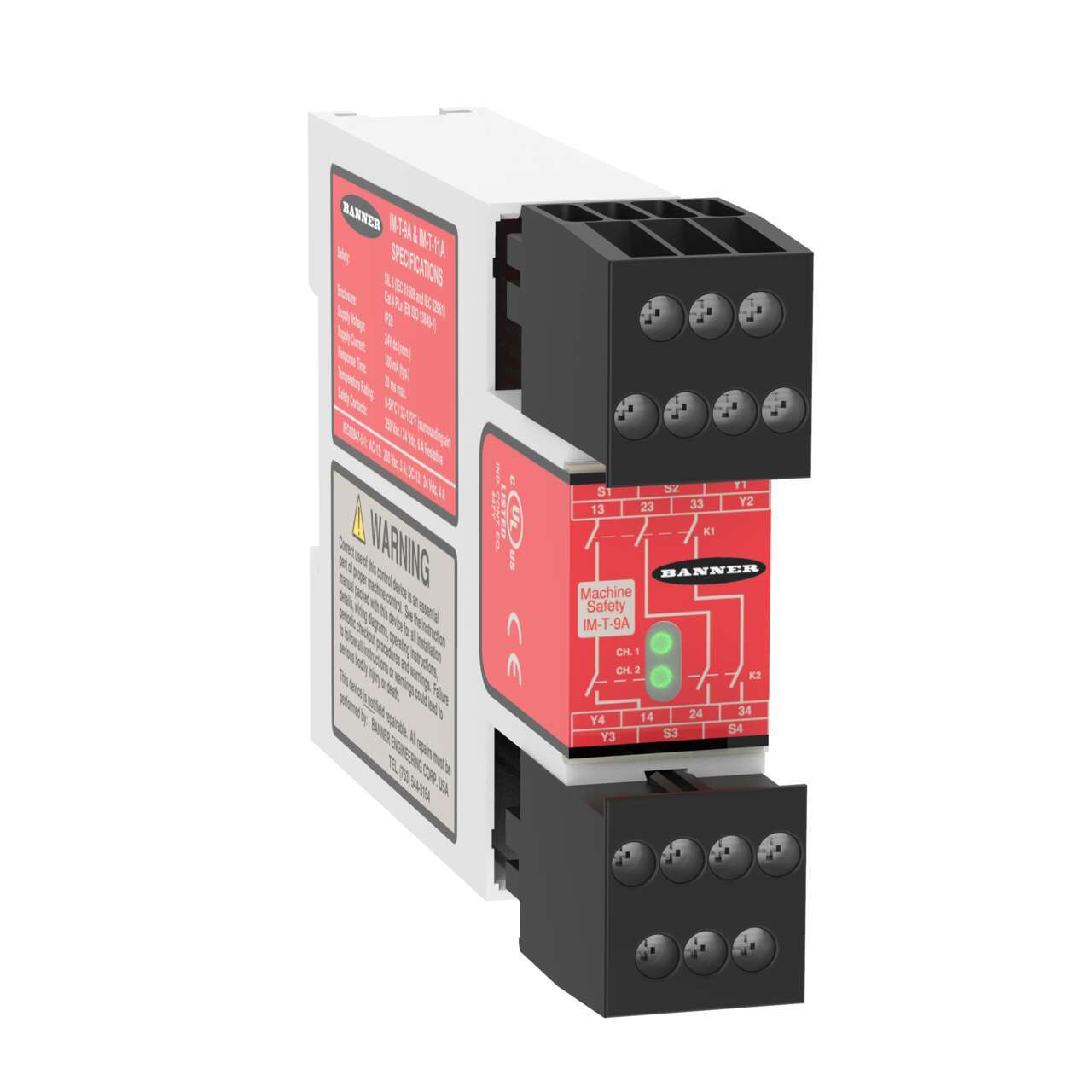 IM-T-9A Módulo de relé para cortina de luz de seguridad/control con EDM 61425
