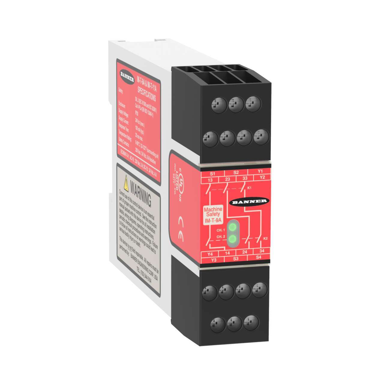 IM-T-9A Módulo de relé para cortina de luz de seguridad/control con EDM 61425