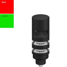 TL50BLGR2AOS3Q Torreta de luz 2 colores 12-30 vdc o 24 vac ip67 ent. bimodal colores verde / rojo 4 pin 93066