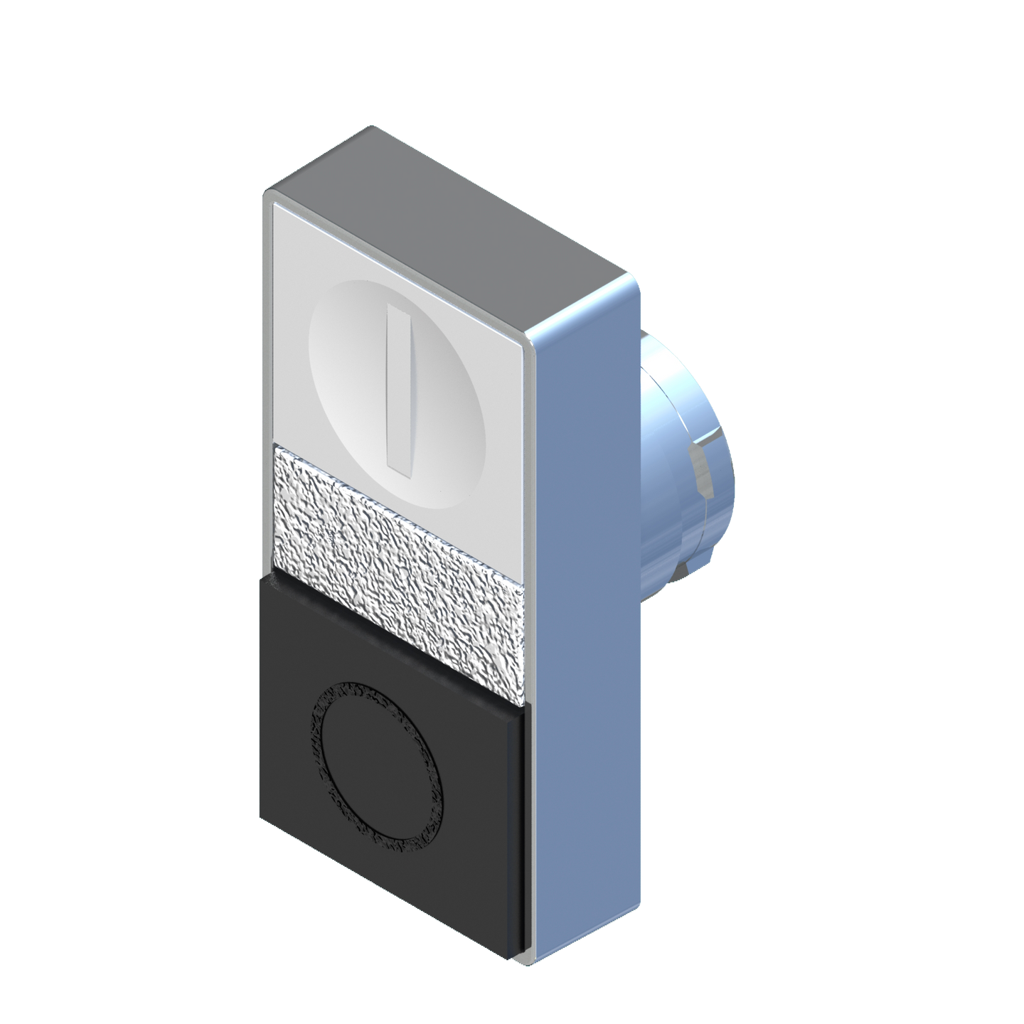 D5023 ECX 1157 - BOTONERA ARRANQUE PARO CON ILUMINACION BOTON ROJO EXTENDIDO CON SIMBOLOS