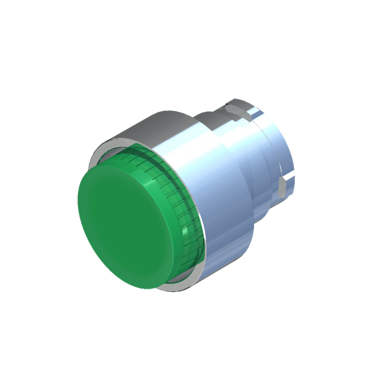 D5367 ECX 1212 - BOTON PULSADOR NO RASANTE ILUMINADO VERDE