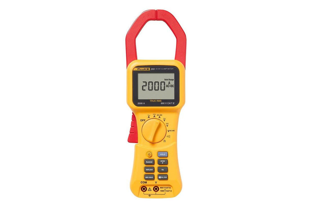 26136 FLUKE 355 - AMPERIMETRO DE GANCHO RRMS CA/CC, 2000 A, Voltaje 600V