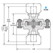 Trampa Térmica FDA600-12-NPNP - WATSON MC DANIELS