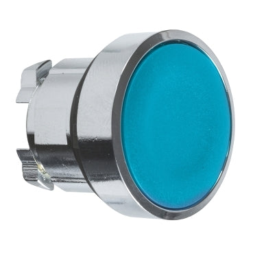 A5555 ZB4BA6 - BOTON PULSADOR METALICO 22MM AZUL