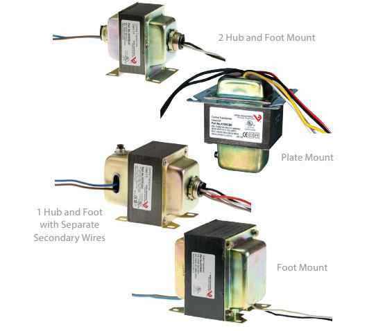 V-X040AAA - XFORMER 40VA 120-24VAC 1 HUB