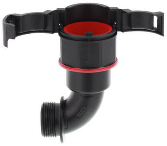 D4319 EBF90-48-63-BK - 10108897 GLANDULA CON ABRAZADERA ANGULO 90° M63