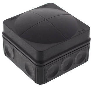 D4209 COMBI 108/empty/S - 10061999 CAJA DE PLASTICO NEGRO 76x76x51mm
