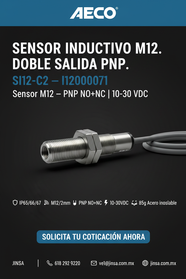 AECO SI12-C2 PNP NO+NC - Poster Vertical 9:16