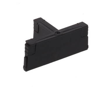 D4297 CGT V0 BK - 10108189 REJILLA EN "T" PLASTICO NEGRO