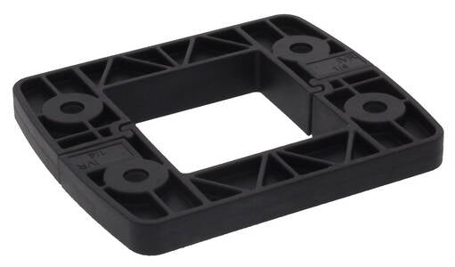 D4303 CV 4 V0 BK - 10108184 MARCO PLASTICO NEGRO PARA BLOQUEO 69x80mm