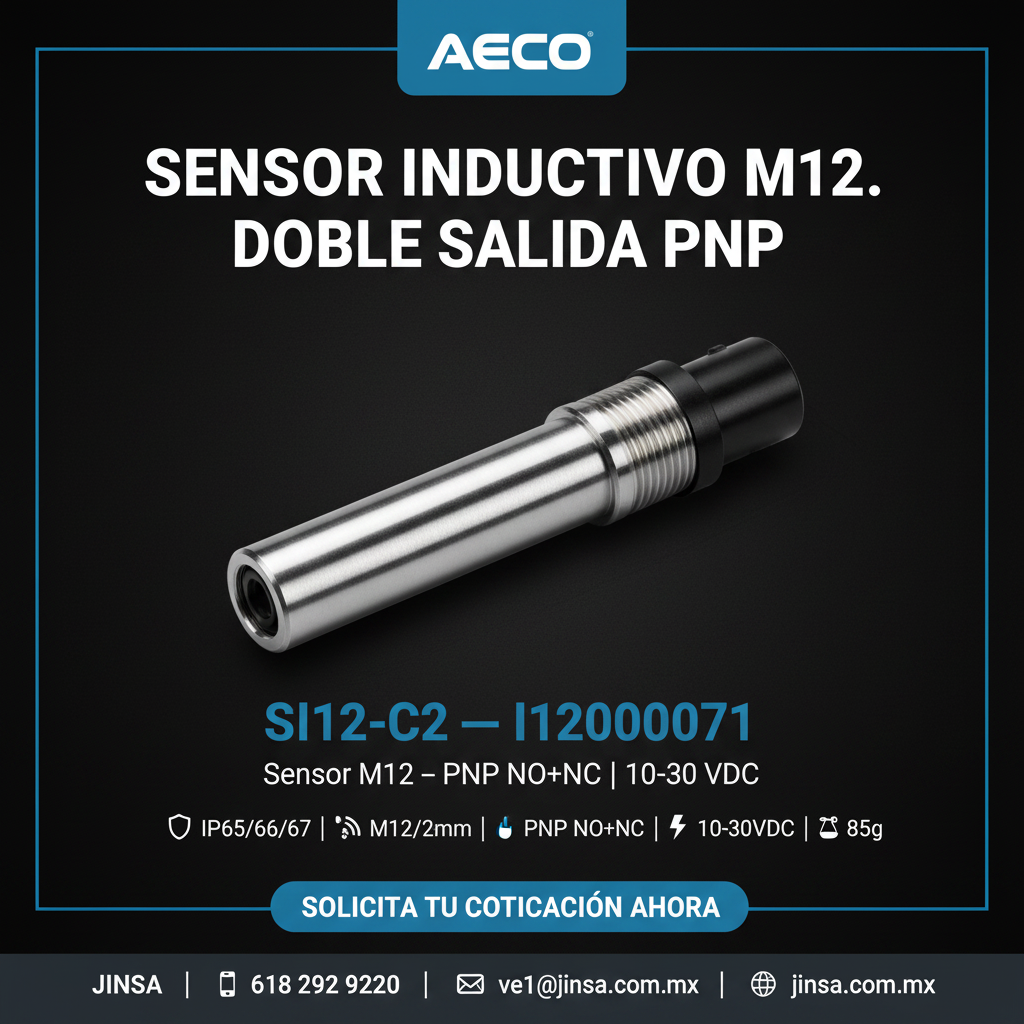 AECO SI12-C2 PNP NO+NC - Poster Cuadrado 1:1