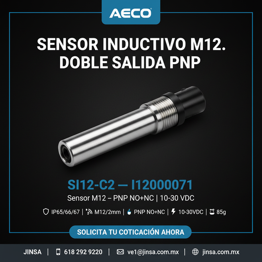 AECO SI12-C2 PNP NO+NC - Poster Cuadrado 1:1