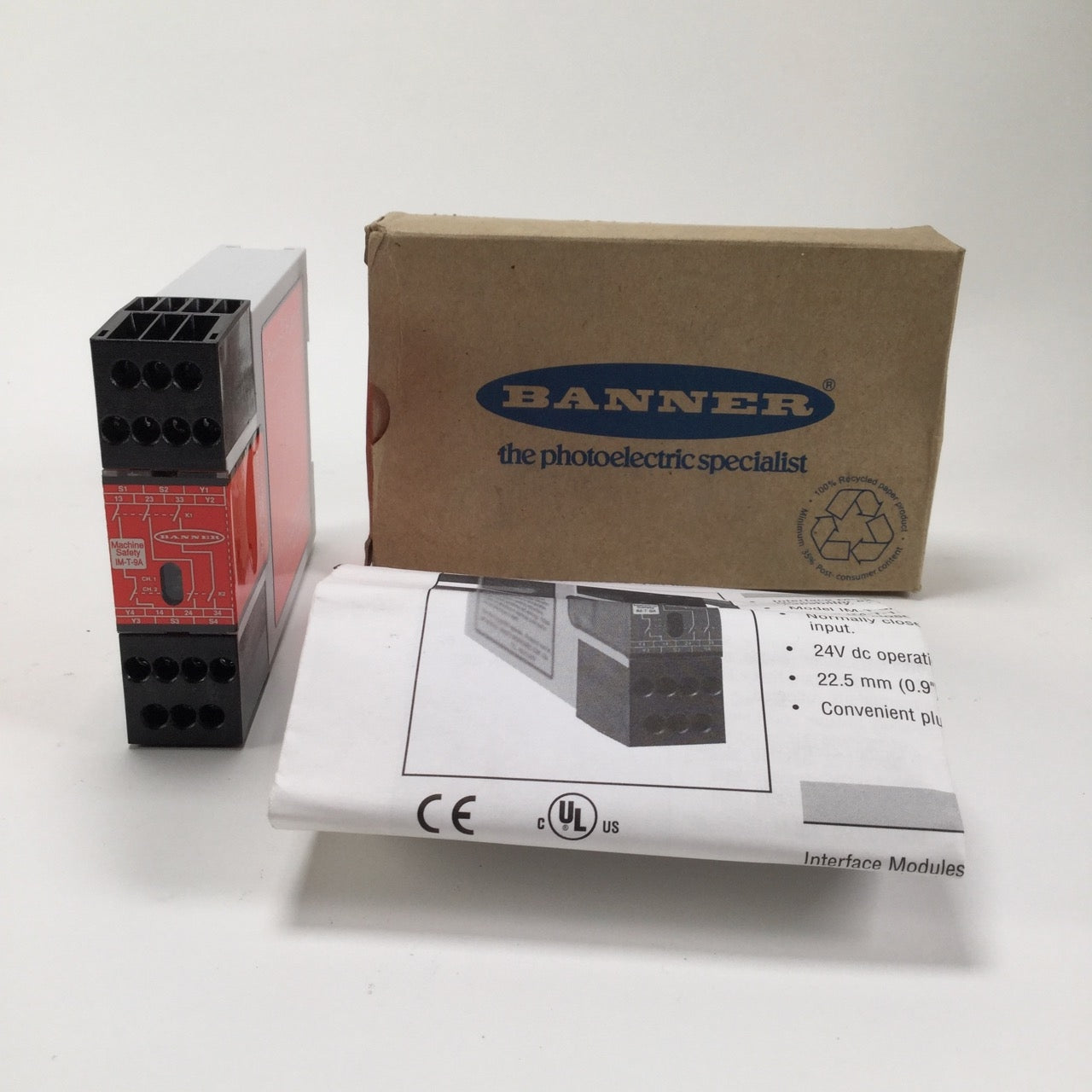 IM-T-9A Módulo de relé para cortina de luz de seguridad/control con EDM 61425