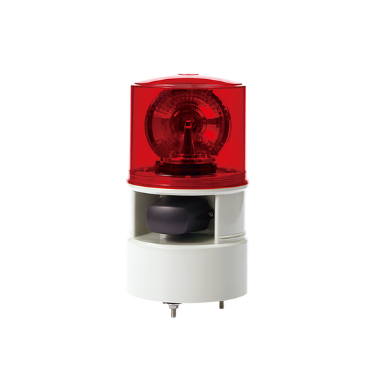 63029 S125DL-WS-120-R - TORRETA FIJA/INTERMITENTE ROJA CON SONIDO 120V