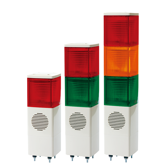 63295 SJDL-3-WS - COLUMNA CUADRADA CON SONIDO R/A/G 120VAC