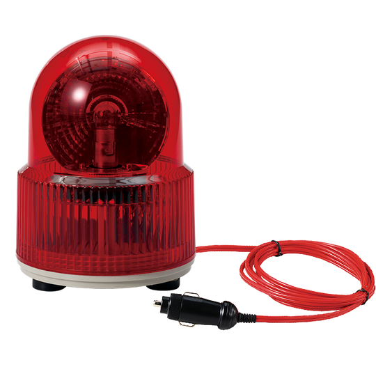 63901 S125M-12-R - SIRENA GIRATORIA Ø125MM 12VDC ROJA