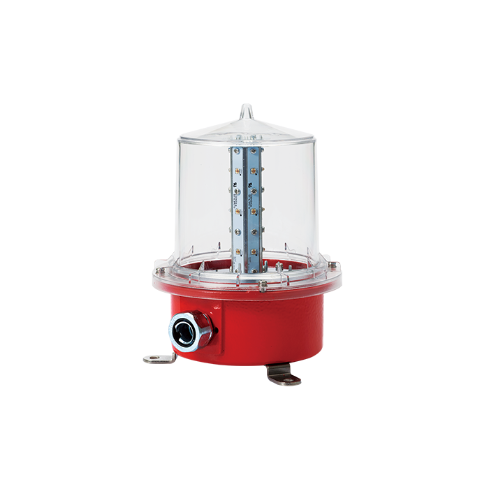 63765 SAOL3P-AC-R - TORRETA DE OBSTRUCCION CON PEDESTAL 30W 120VAC