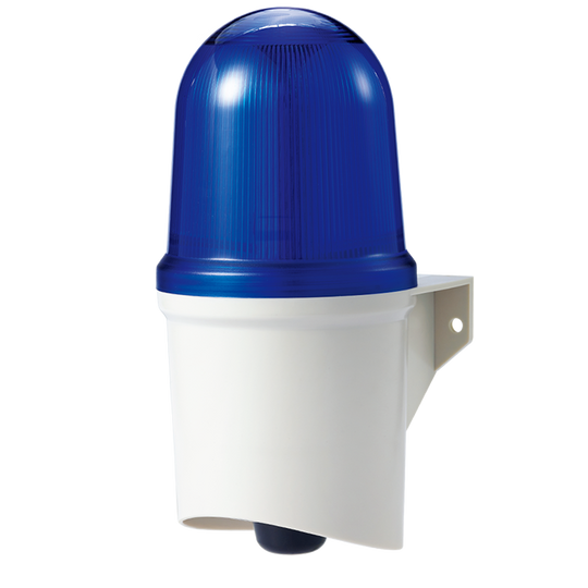 63755 QAD125BZ-110/220-A - TORRETA INTERMITENTE/FIJO DE LED AMBAR CON SONIDO 110/220V