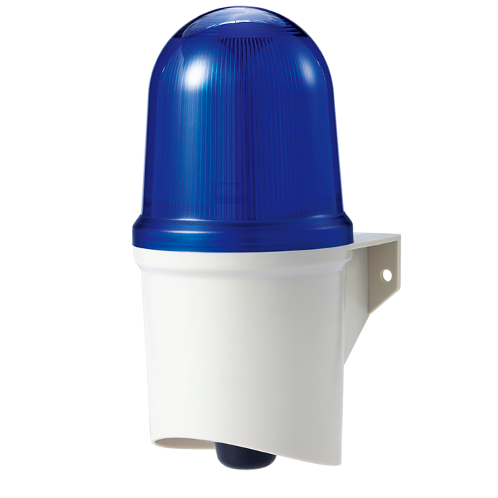 63755 QAD125BZ-110/220-A - TORRETA INTERMITENTE/FIJO DE LED AMBAR CON SONIDO 110/220V