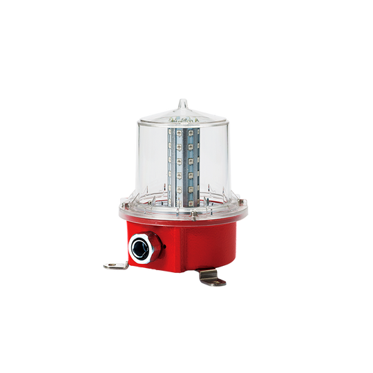 63764 SAOL2P-120-R - TORRETA DE OBSTRUCCION CON PEDESTAL 20W 120VAC