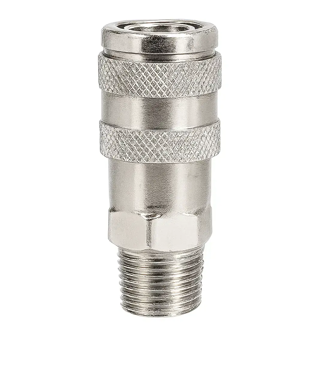 AC 20P COPLE RAPIDO DE ACERO TIPO ARO CONEXION PLUG 1/4 JINSA