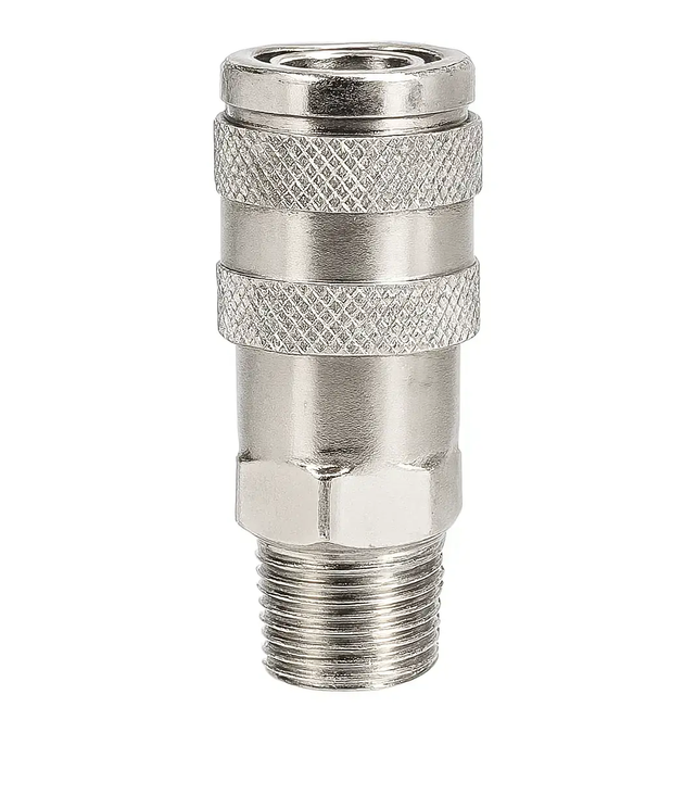 AC 20P COPLE RAPIDO DE ACERO TIPO ARO CONEXION PLUG 1/4 JINSA