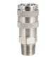 AP 20M PLUG DE ACERO PARA COPLE RAPIDO TIPO ARO CONEXION ROSCA MACHO 1/4 JINSA