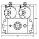 Sistema de Bombeo Duplex D-PMPC-3X2-SS-48 de Watson McDaniel