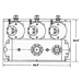 Sistema de Bombeo Triplex WATSON MC DANIELS T-PMPF-3X2-SS-75